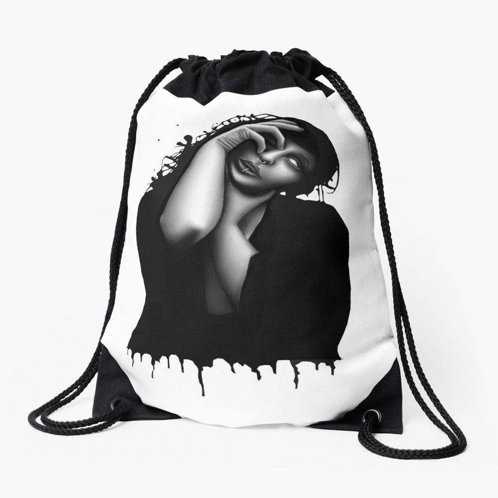 Descend (Colour pencil) Drawstring Bag