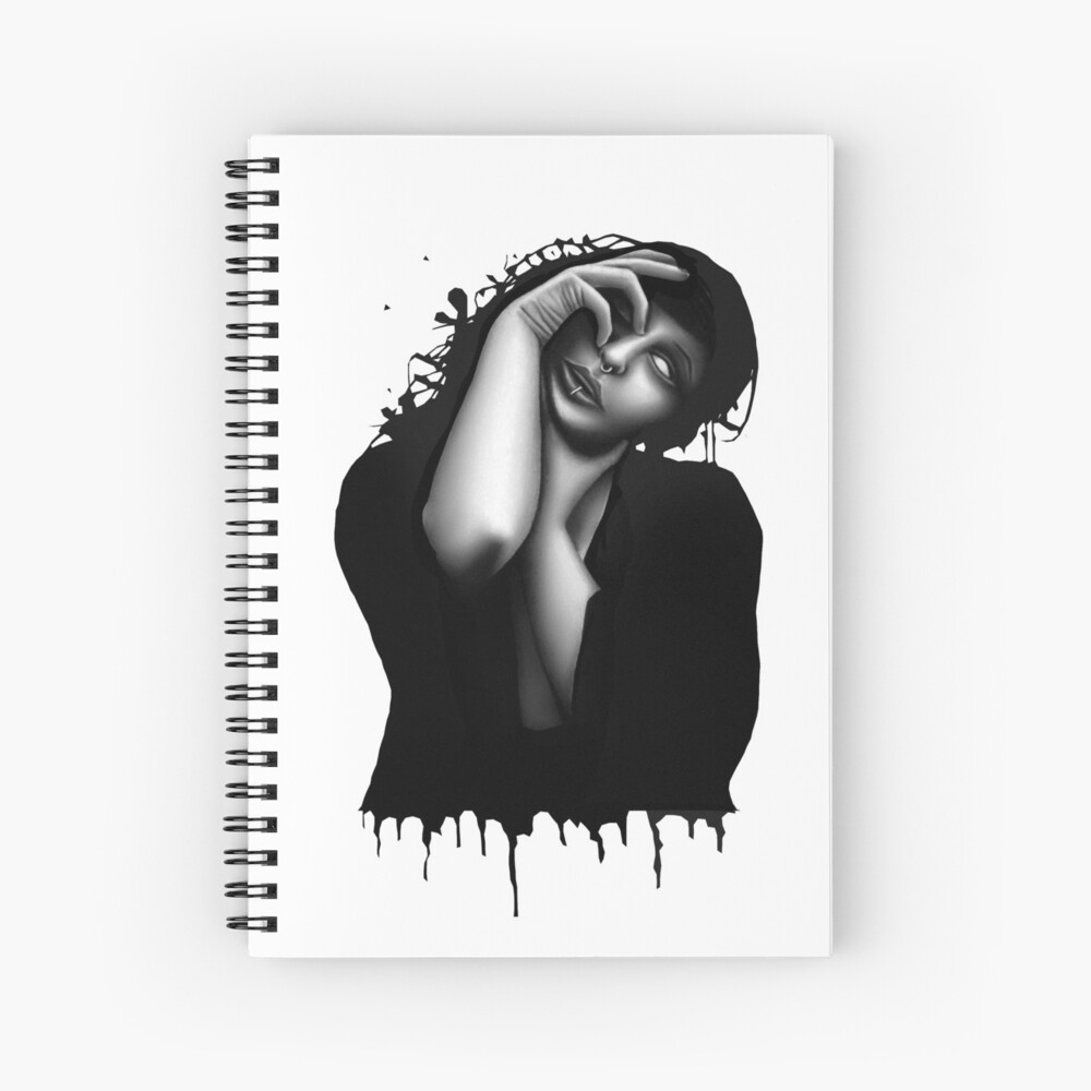 Descend (Colour pencil) Spiral Notebook