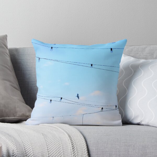 Right then a few ideas occured to me whilst daydreaming of flying home finding harmony Throw Pillow