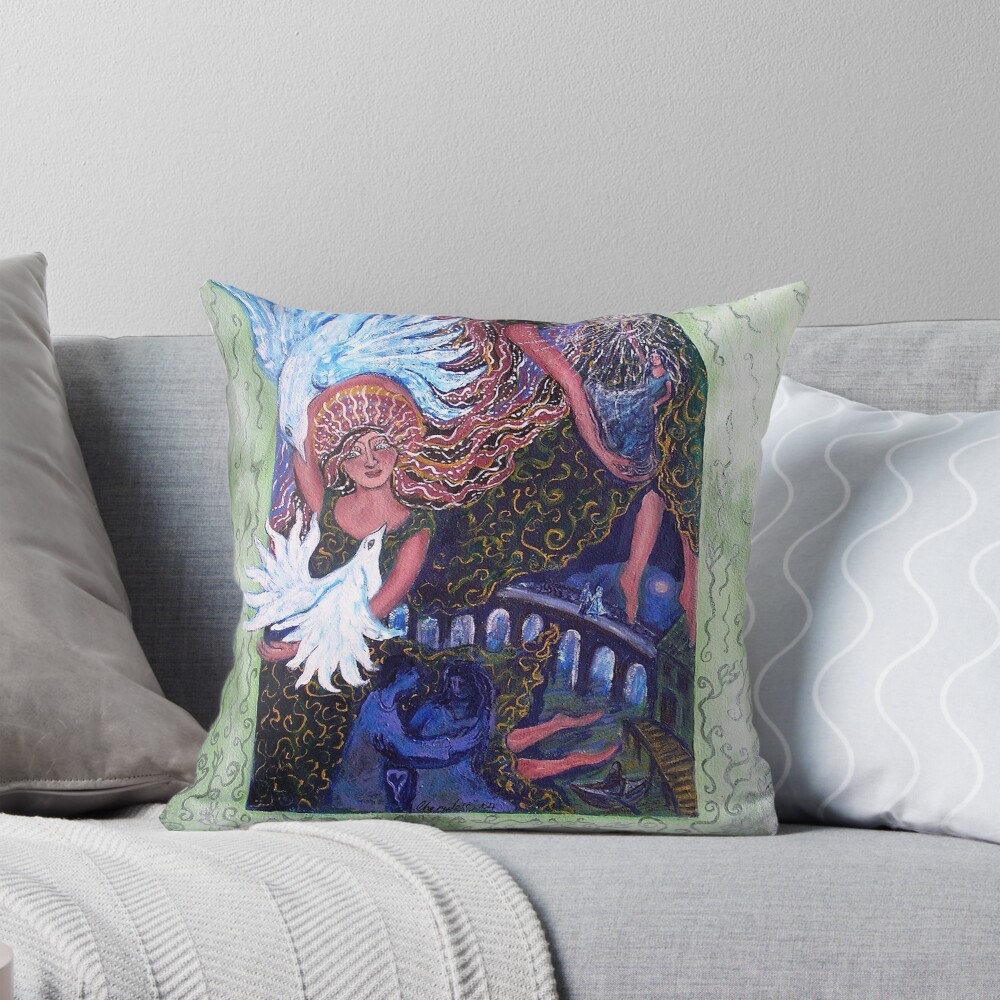 Item preview, Throw Pillow designed and sold by Cheryle.