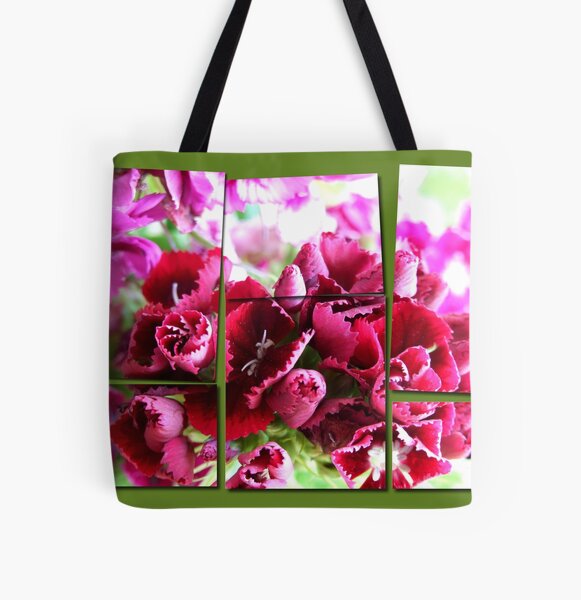 Pink Collage All Over Print Tote Bag