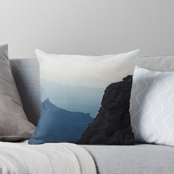 On Top of the World Throw Pillow