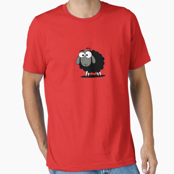 Item preview, Black Sheep Cartoon Funny T-Shirt Sticker Duvet Cover designed and sold by deanworld.