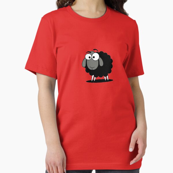 Item preview, Black Sheep Cartoon Funny T-Shirt Sticker Duvet Cover designed and sold by deanworld.