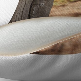 Alternate view of Old barbed wire Throw Pillow