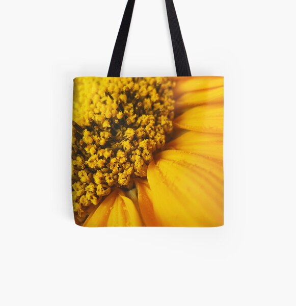 Sunflower All Over Print Tote Bag