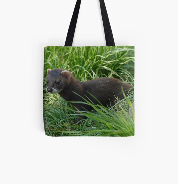 Young Polecat All Over Print Tote Bag