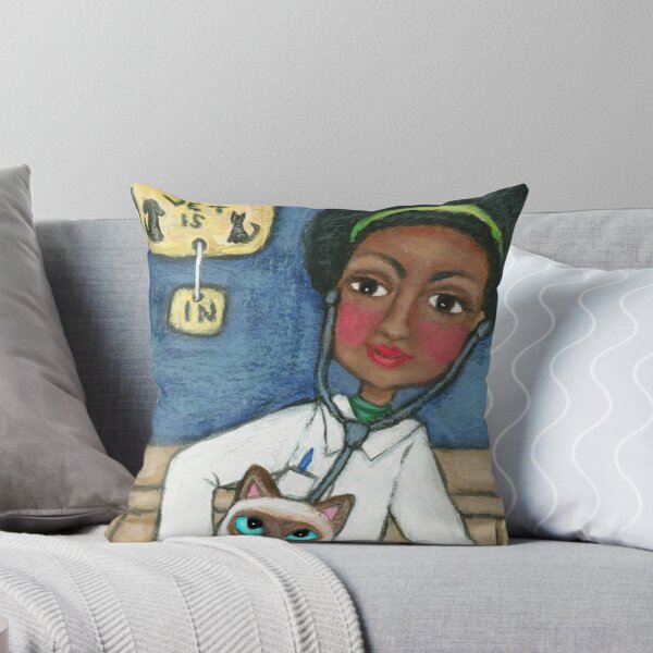 Item preview, Vets With Pets Series:  Siamese Cat Visit's The Vet designed and sold by Jamiecreates1.
