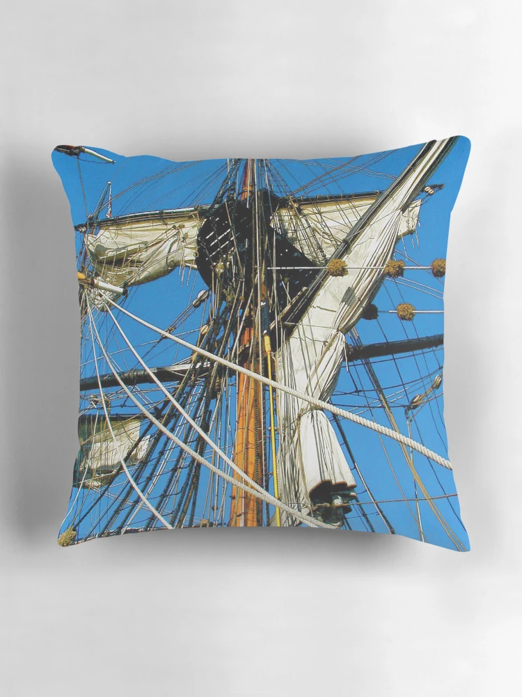Thumbnail 3 of 4, Pillow, Sails, Ropes and Rigging  designed and sold by Ray4cam.