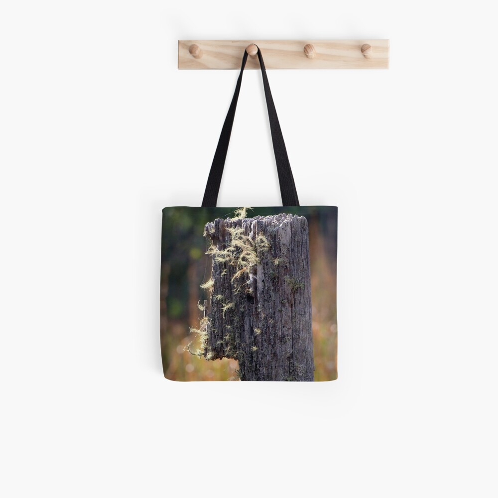 Abandoned Fencepost Tote Bag