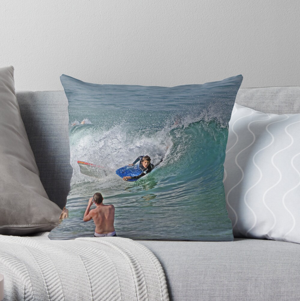 Say Cheese Throw Pillow