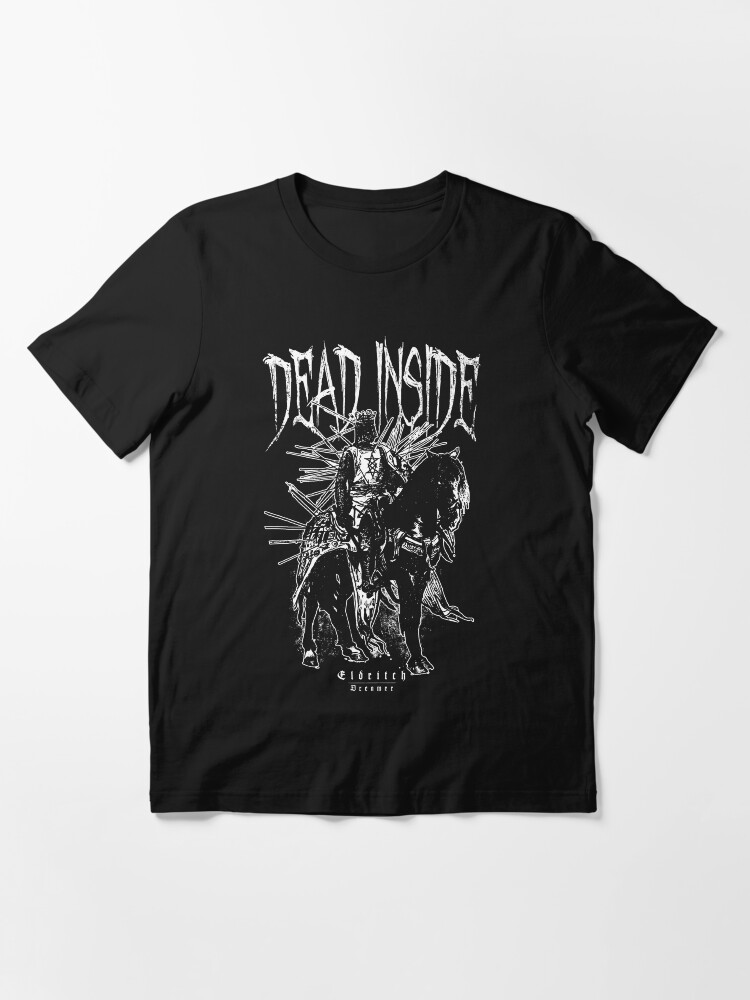 Alternate view of Dead inside - Knight - Eldritch Dreamer - Lovecraftian Cthulhu mythos wear Essential T-Shirt