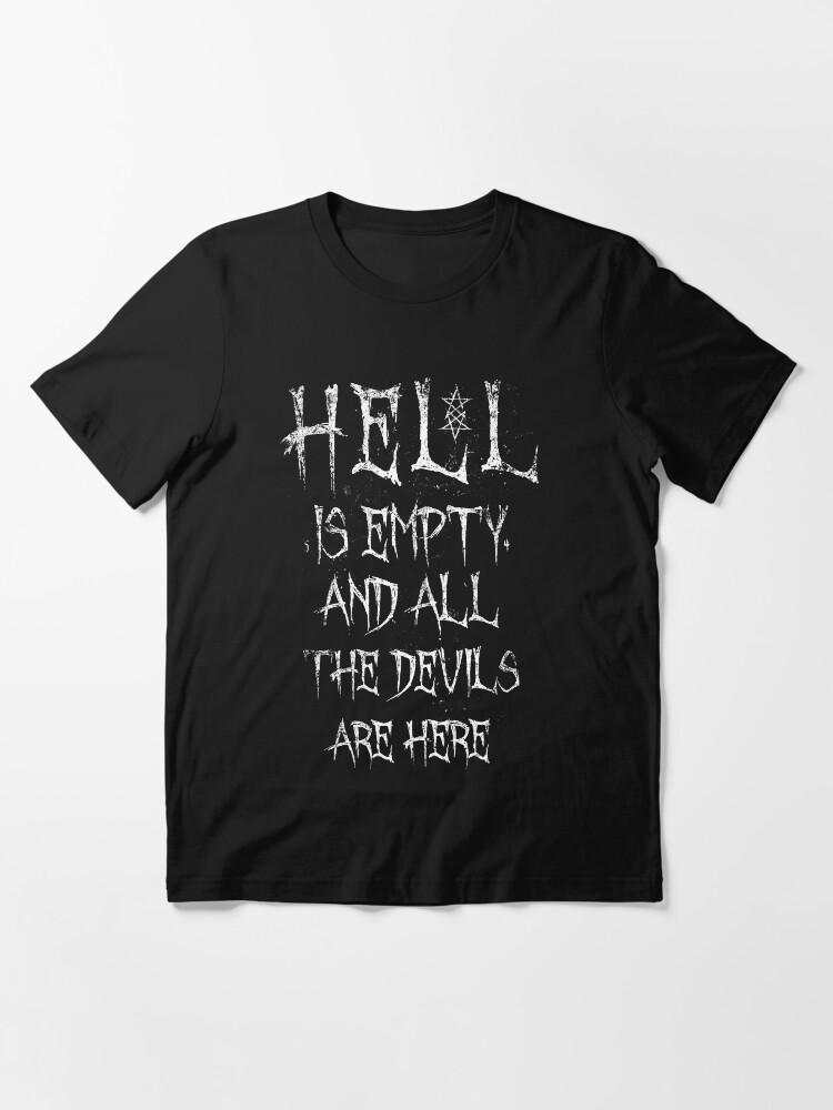 Alternate view of Hell is empty and all the devils are here - Eldritch Dreamer - Lovecraftian Cthulhu mythos wear Essential T-Shirt