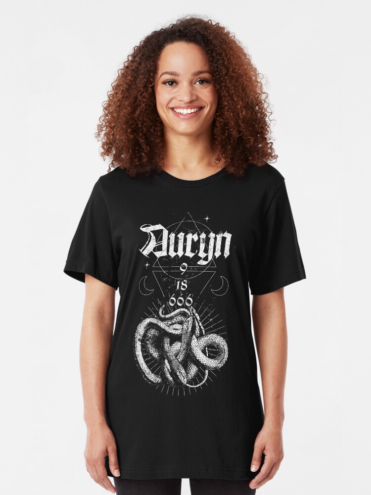 Alternate view of Auryn - Do what thou wilt - Eldritch Dreamer - Lovecraftian Cthulhu mythos wear Slim Fit T-Shirt