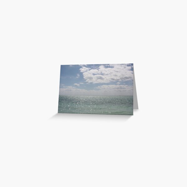 Open your Eyes to the Vast Blue Skies Greeting Card