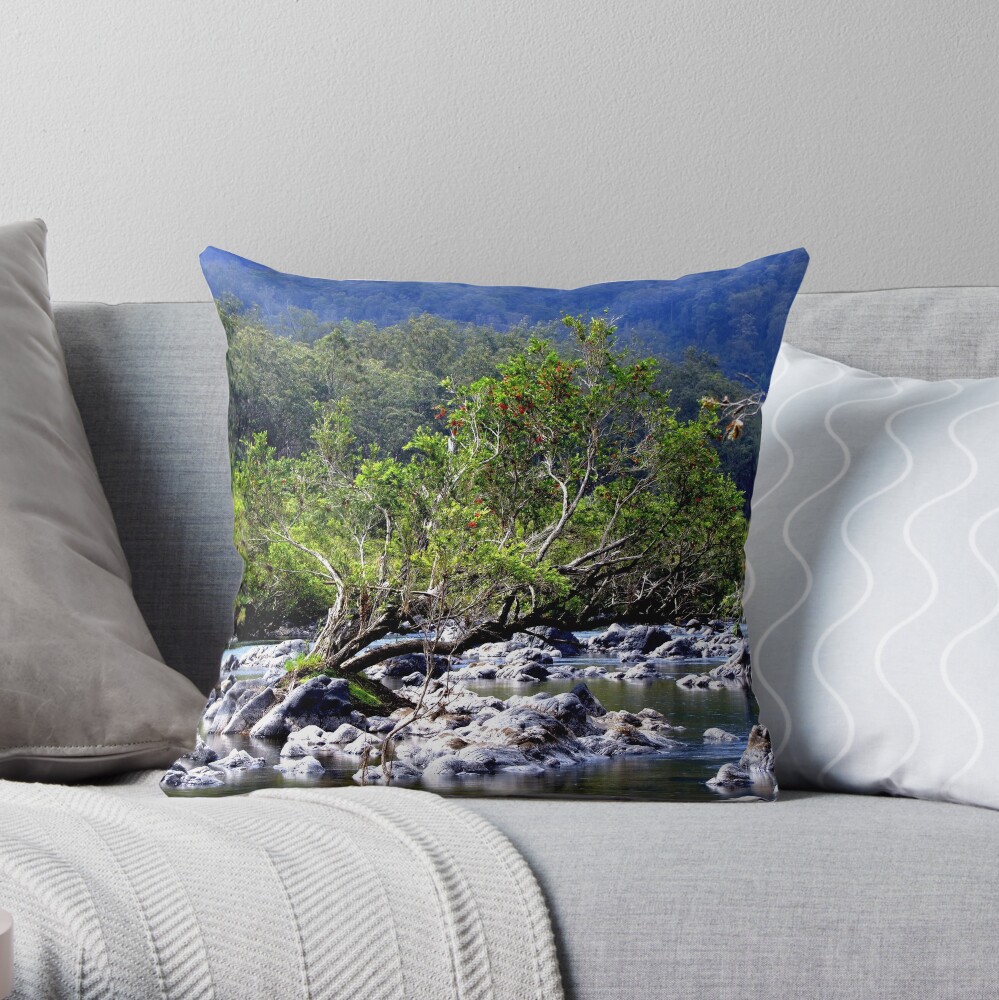 Nymboida River Throw Pillow