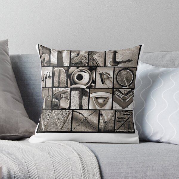 Alphabet Throw Pillow