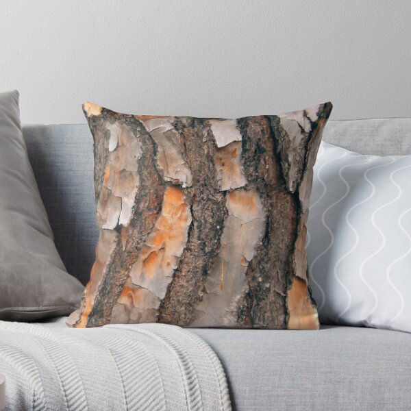 Scots Pine - in colour Throw Pillow