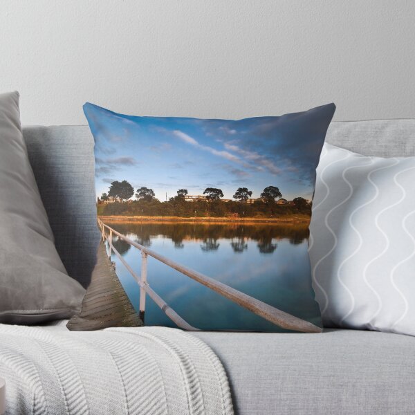 The Late Pier Throw Pillow