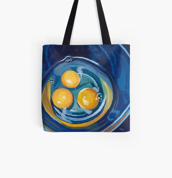 eggs in a bowl All Over Print Tote Bag