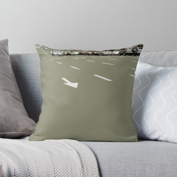 asphalt Throw Pillow