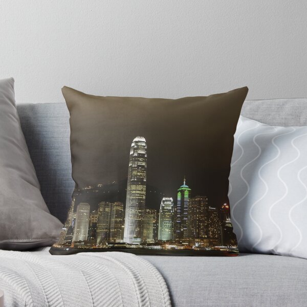 Item preview, Hong Kong and Victoria Harbour at night designed and sold by Alisdair Gurney.