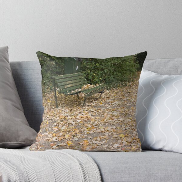 Item preview, Bench in sea of leaves designed and sold by Katherine Maguire.