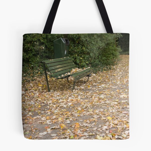 Item preview, Bench in sea of leaves designed and sold by Katherine Maguire.