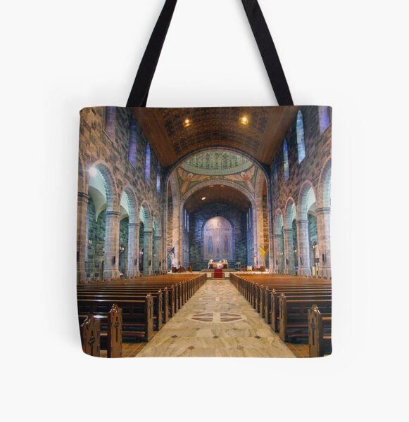 Galway cathedral All Over Print Tote Bag
