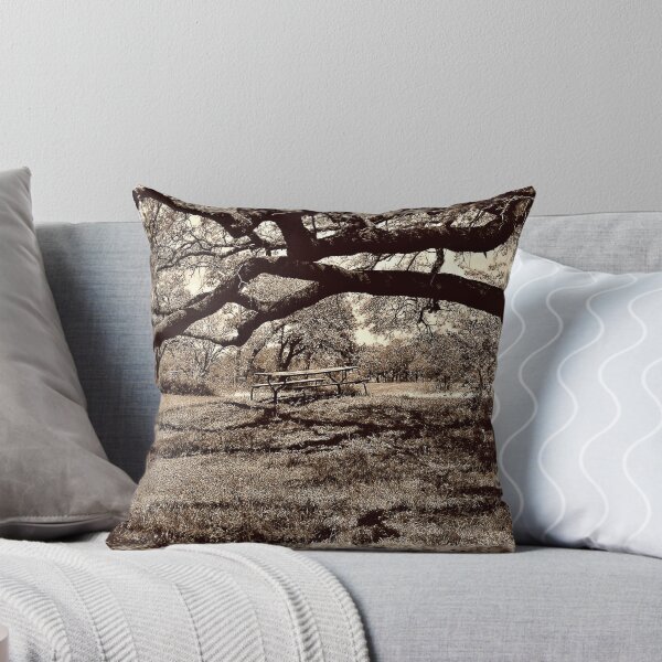 Picnic in the Park Throw Pillow