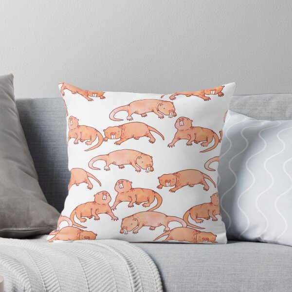 Item preview, Watercolor Naked Mole Rats Everywhere designed and sold by landpenguin.