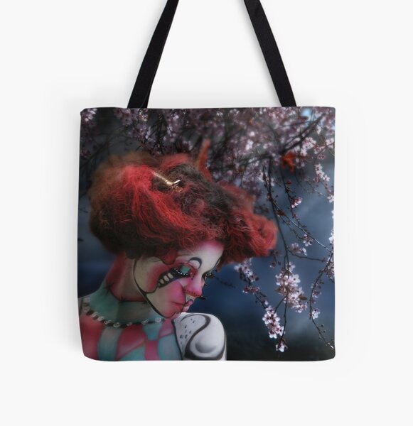 LadySpring&Silence All Over Print Tote Bag