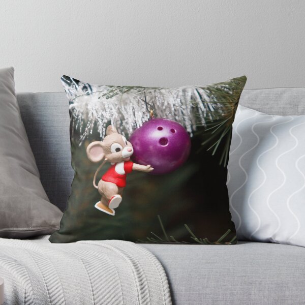 December Throw Pillow
