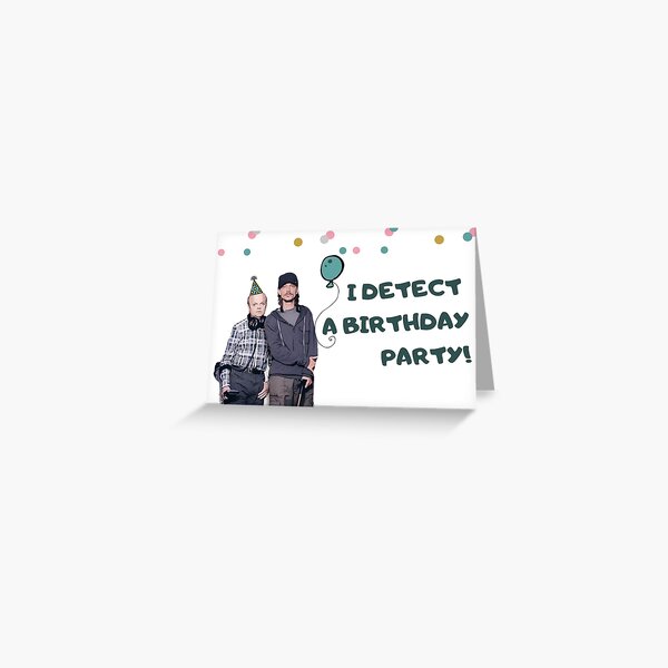 Detectorists birthday card, stickers, mugs, banter, puns, gift, present, ideas, British tv Greeting Card