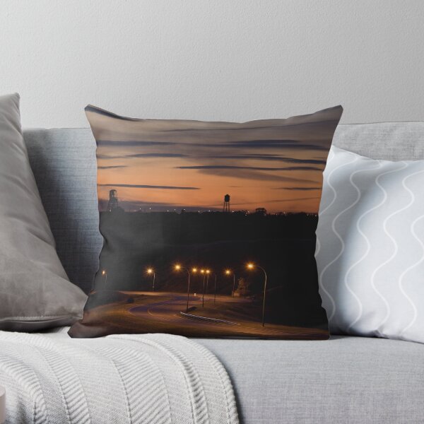 Coulees Throw Pillow