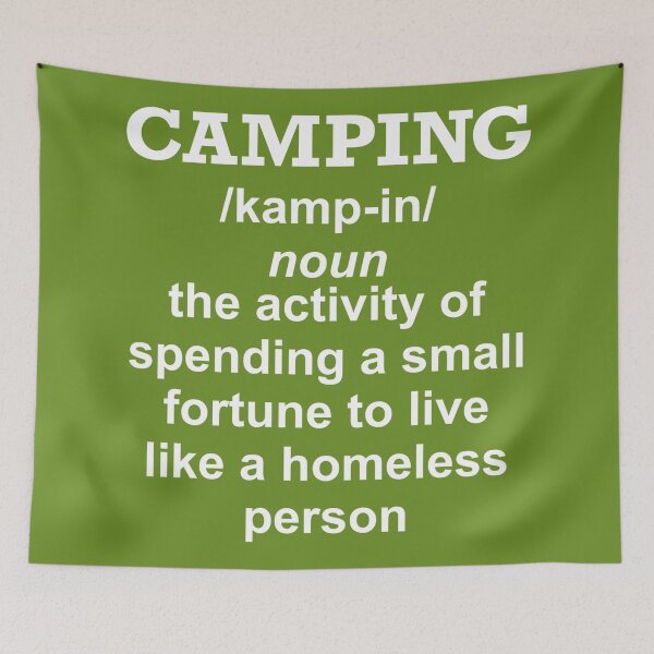 Item preview, Camping designed and sold by CoolYule.