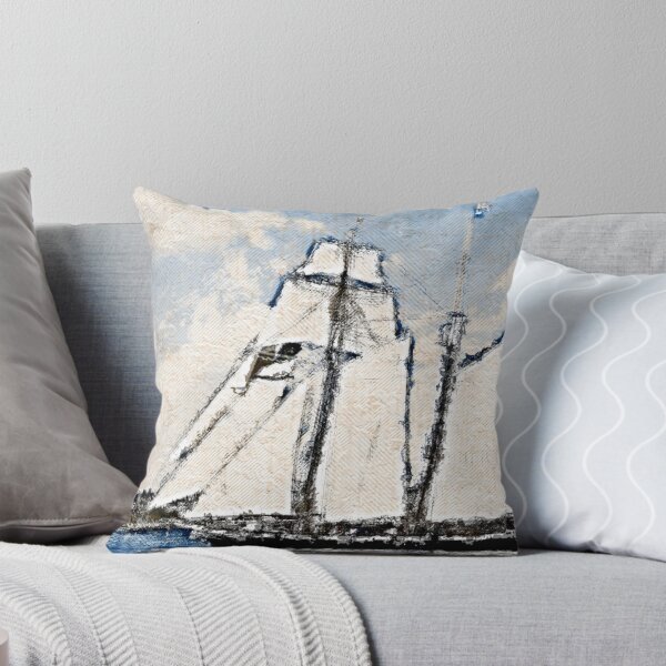 Item preview, Stylized photo of Tall Ship Californian in San Diego Bay. designed and sold by NaturaLight.