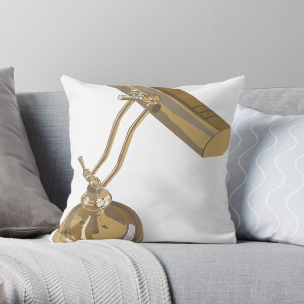 Desk Lamp Throw Pillow
