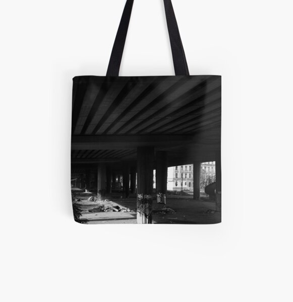 Where the Street Sleeps All Over Print Tote Bag