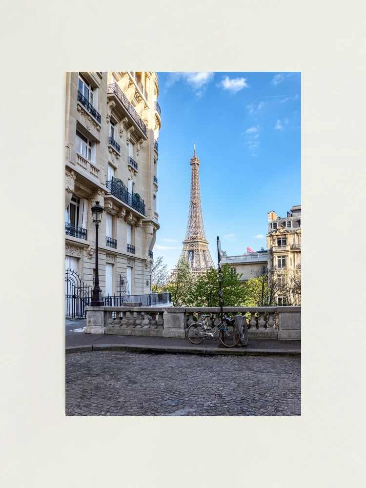 View of the Eiffel Tower from the Avenue de Camoens | Photographic Print