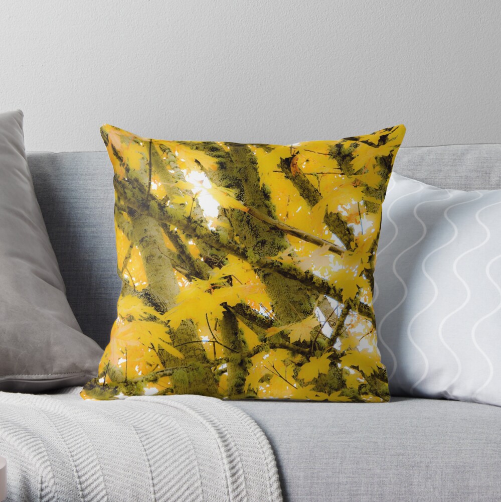 Colours of Fall Throw Pillow