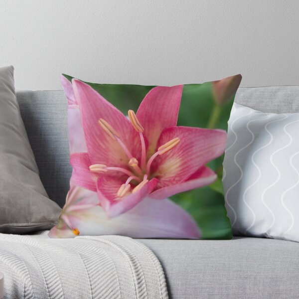 Flower Calendar 12 Throw Pillow