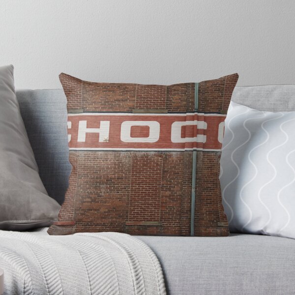 Wilbur Chocolate Factory, Lititz PA Throw Pillow