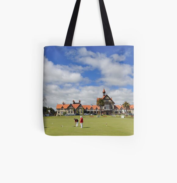 A day on the green. All Over Print Tote Bag