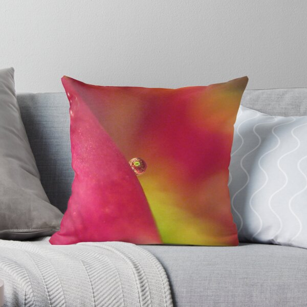 Lonely Drop Throw Pillow
