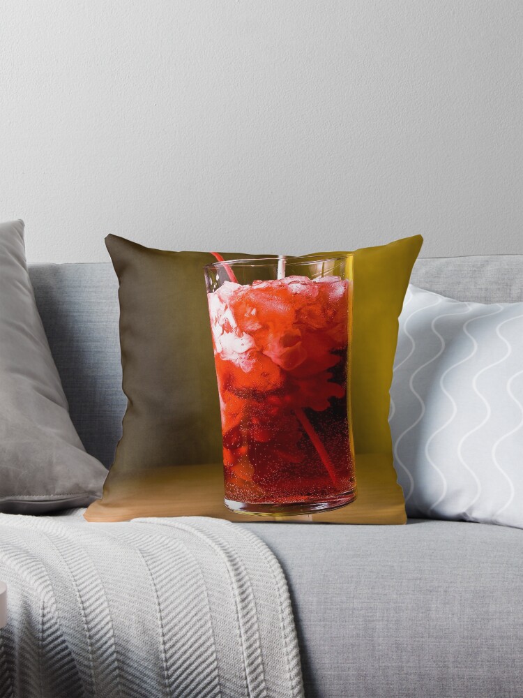 Thumbnail 1 of 4, Pillow, Italian Soda: Raspberry designed and sold by trapane.