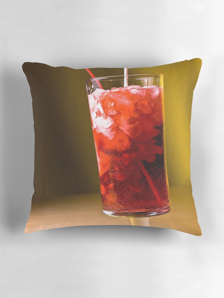 Thumbnail 3 of 4, Pillow, Italian Soda: Raspberry designed and sold by trapane.