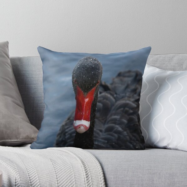 Western Australian Black Swan Throw Pillow