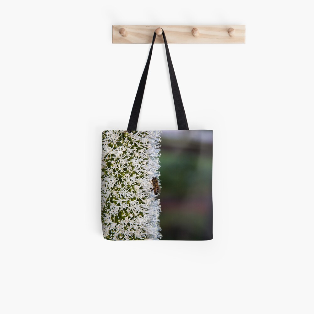 Grasstree flower with bees Tote Bag