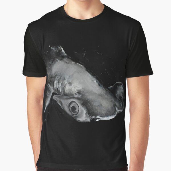 Hammerhead Shark Painting Graphic T-Shirt